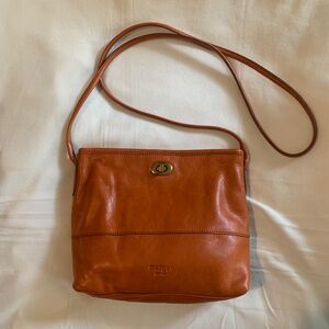 Margot Caramel Leather Crossbody